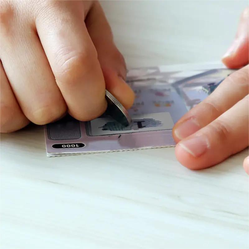 AliExpress 100pcs/ Pack Rectangle Scratch Off Stickers Labels, 1.9 X 0.6 Inch, view 5