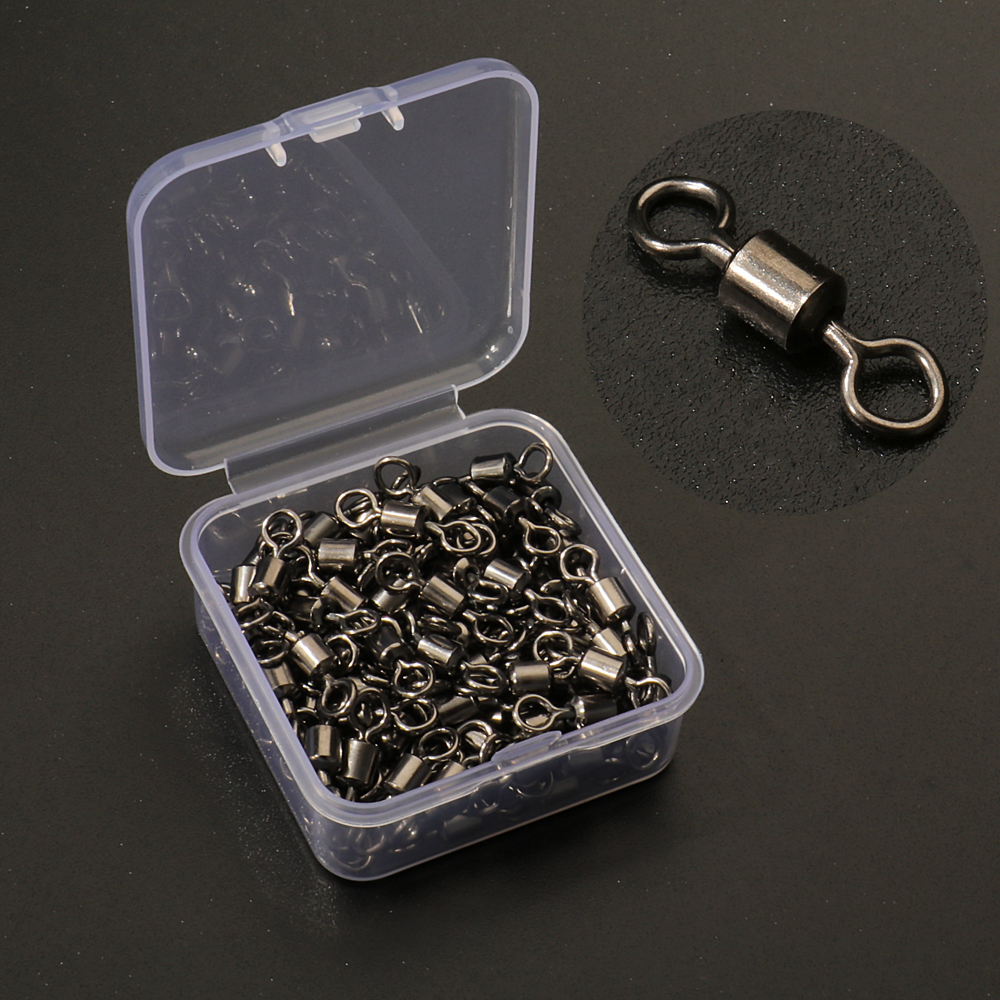AliExpress Ball Bearing Barrel Fishing Swivels (100-Pack), view 4