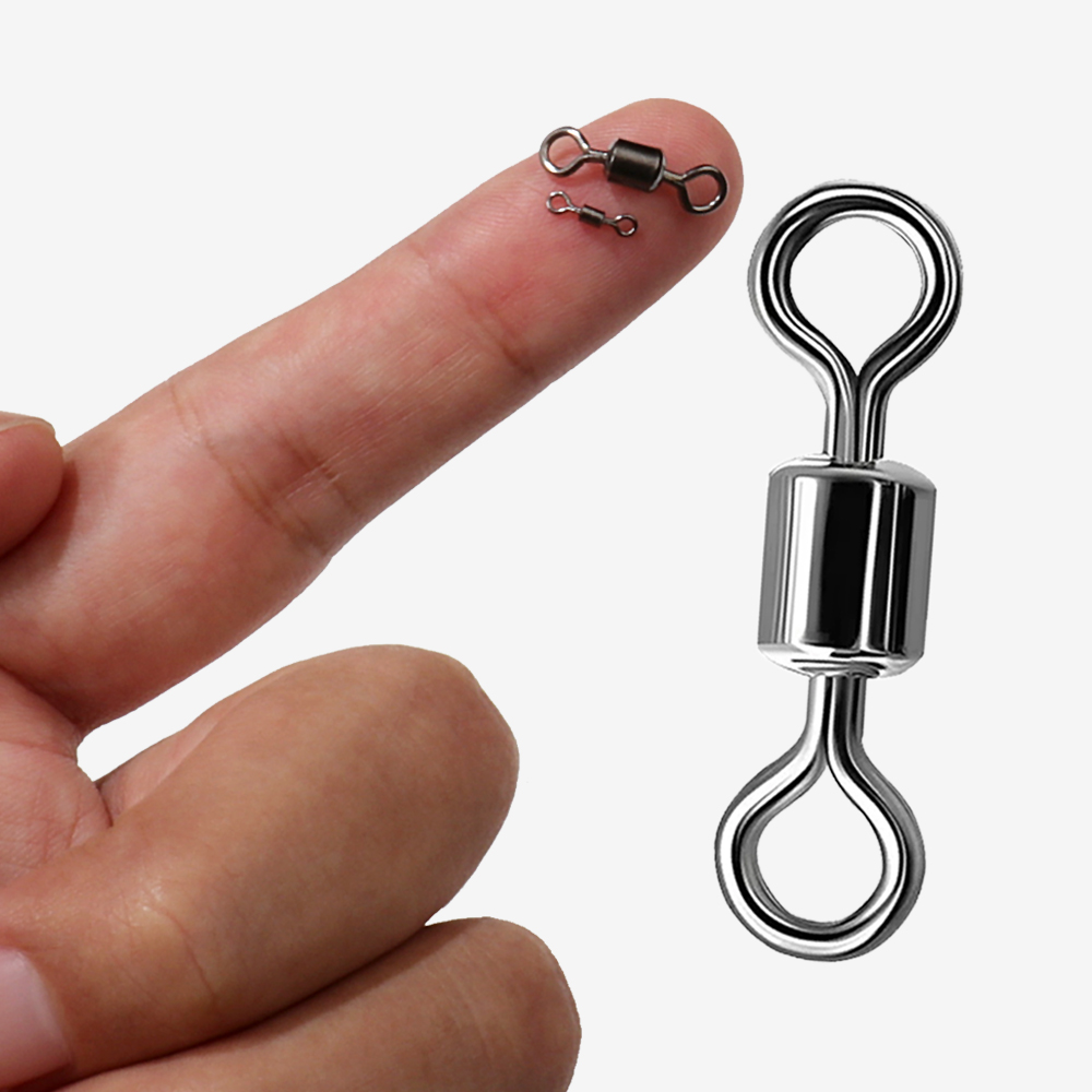 AliExpress Ball Bearing Barrel Fishing Swivels (100-Pack), view 6