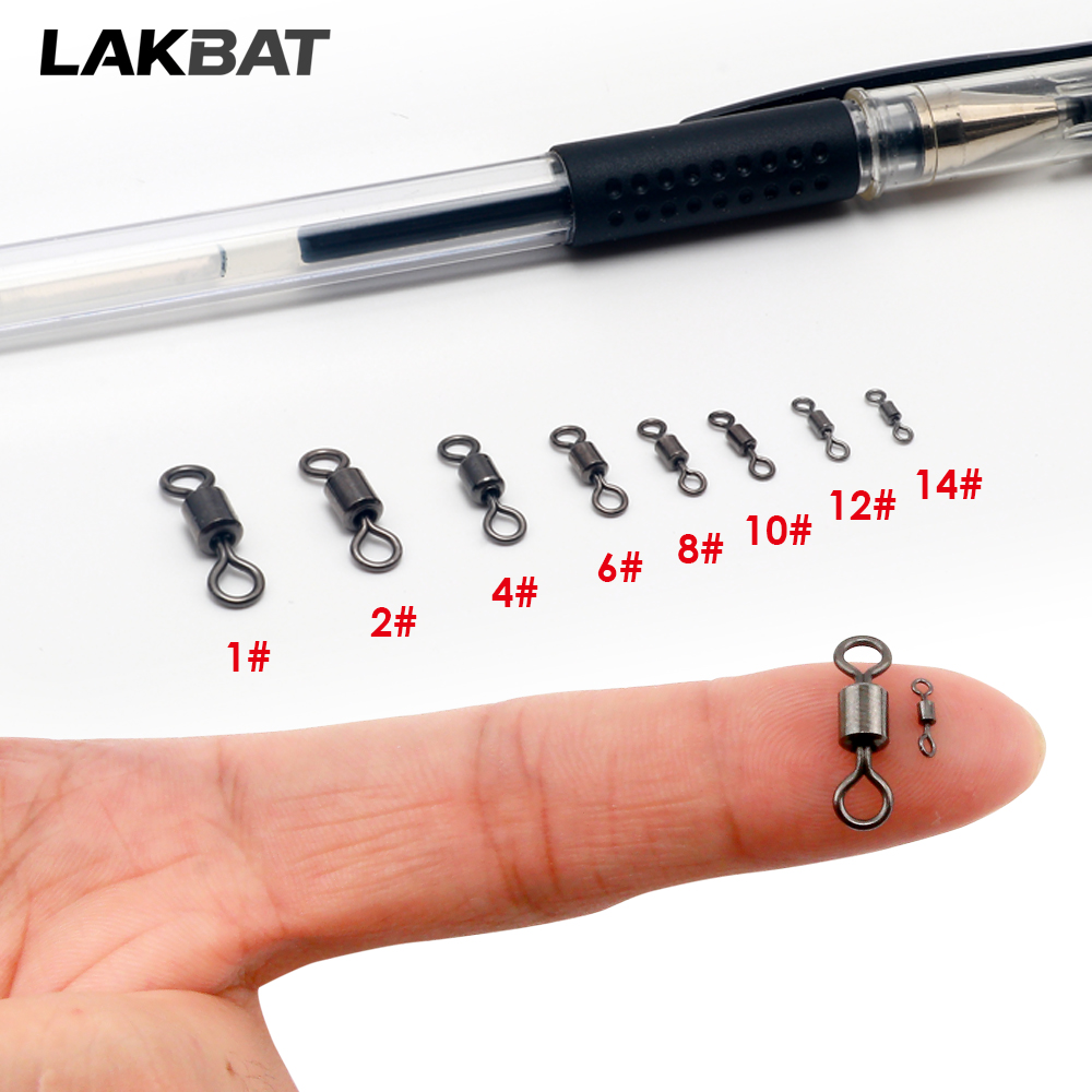 AliExpress Stainless Steel Ball Bearing Fishing Swivels (100-Pack), view 3