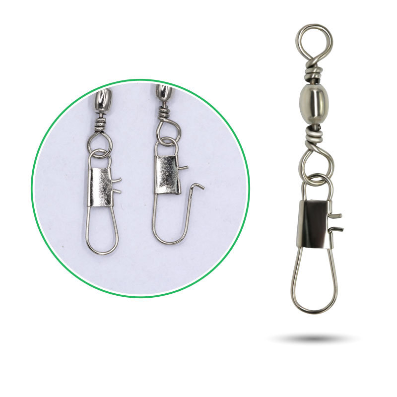 AliExpress Ball Bearing Fishing Swivels with Snaps (100-Pack)