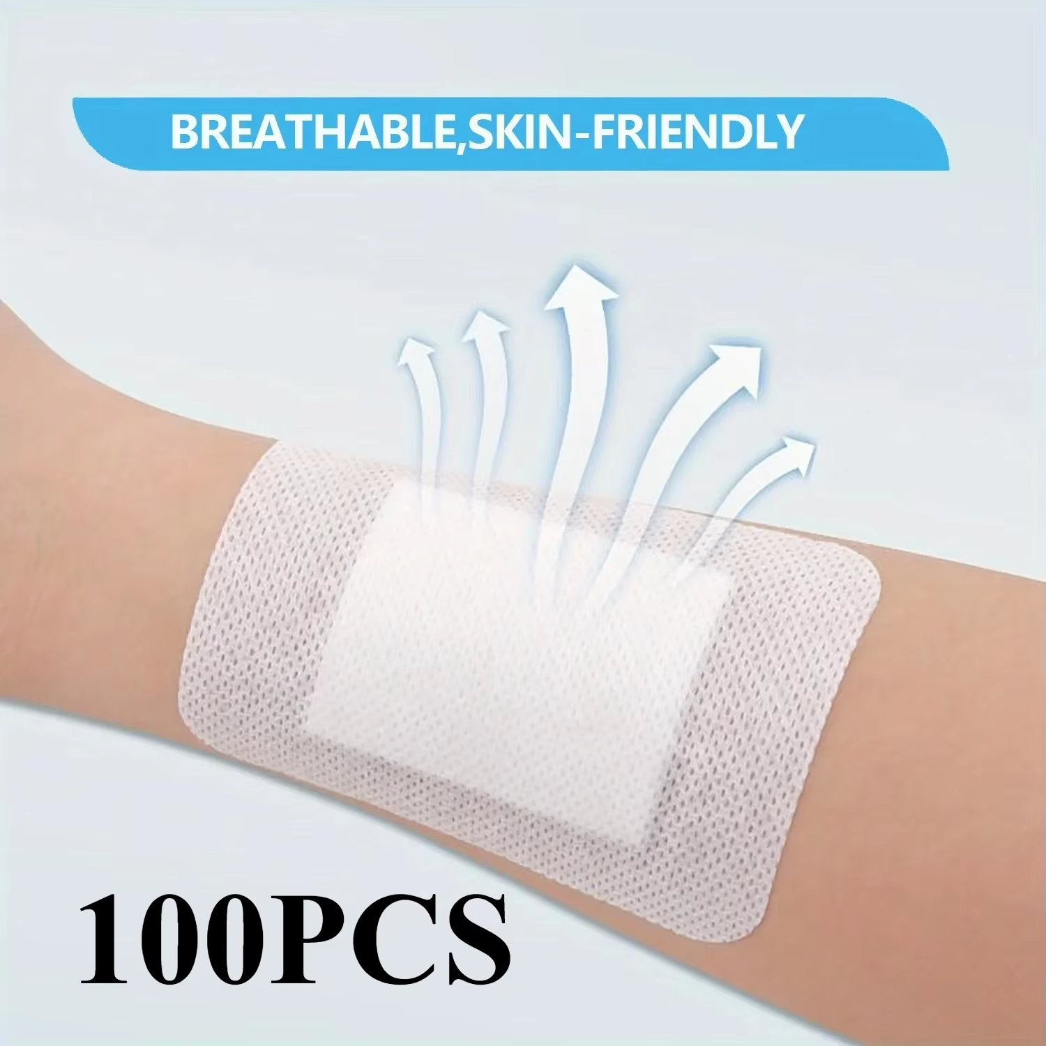 AliExpress Latex-Free Self-Adhesive Wound Dressings (100-Pack)