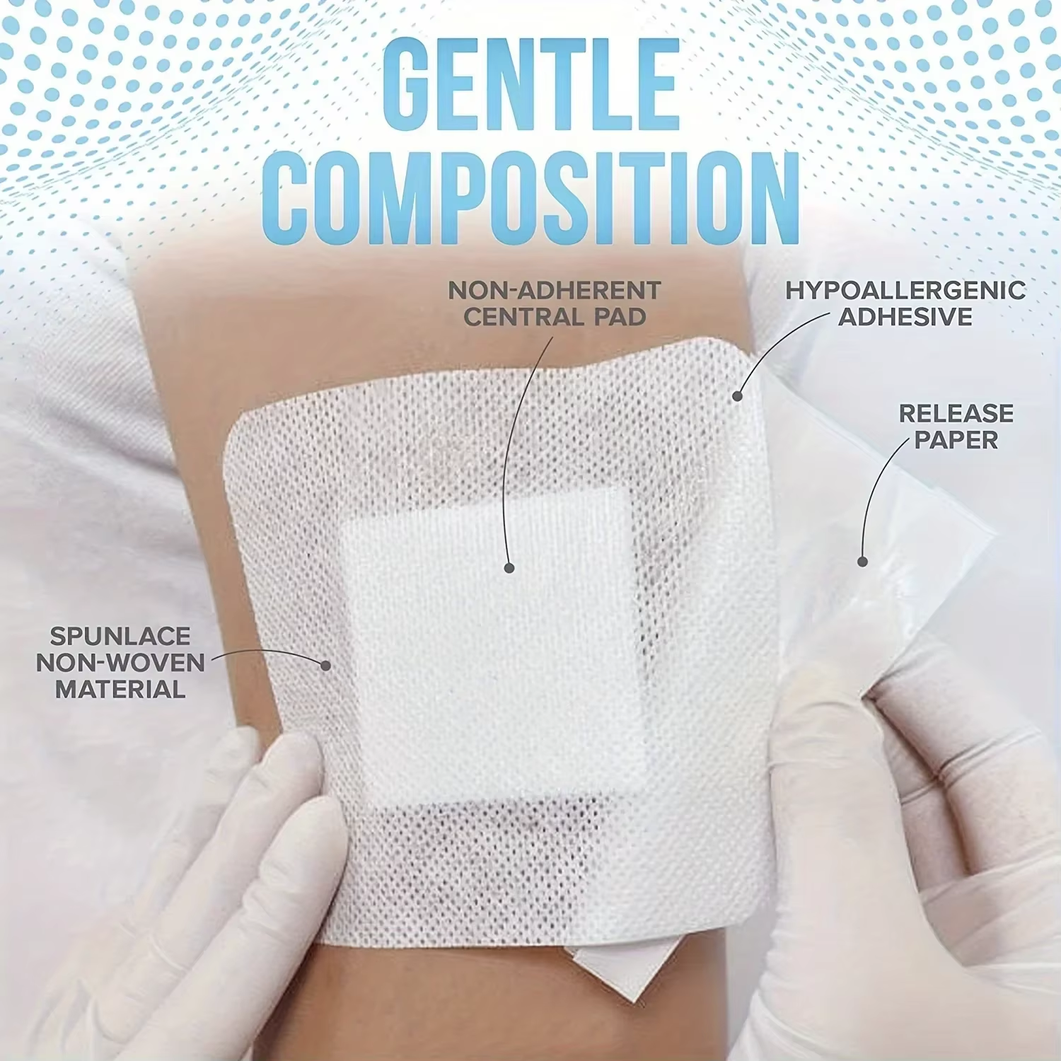 AliExpress Latex-Free Self-Adhesive Wound Dressings (100-Pack), view 2
