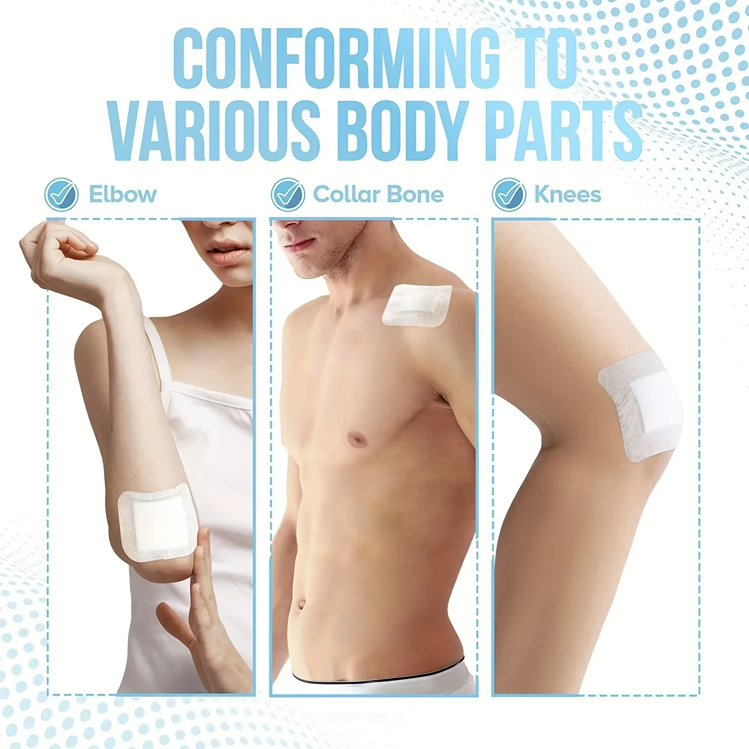 AliExpress Latex-Free Self-Adhesive Wound Dressings (100-Pack), view 3