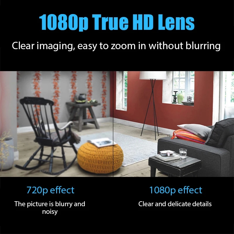 AliExpress 1080P Mini WiFi Camera with Night Vision, view 5