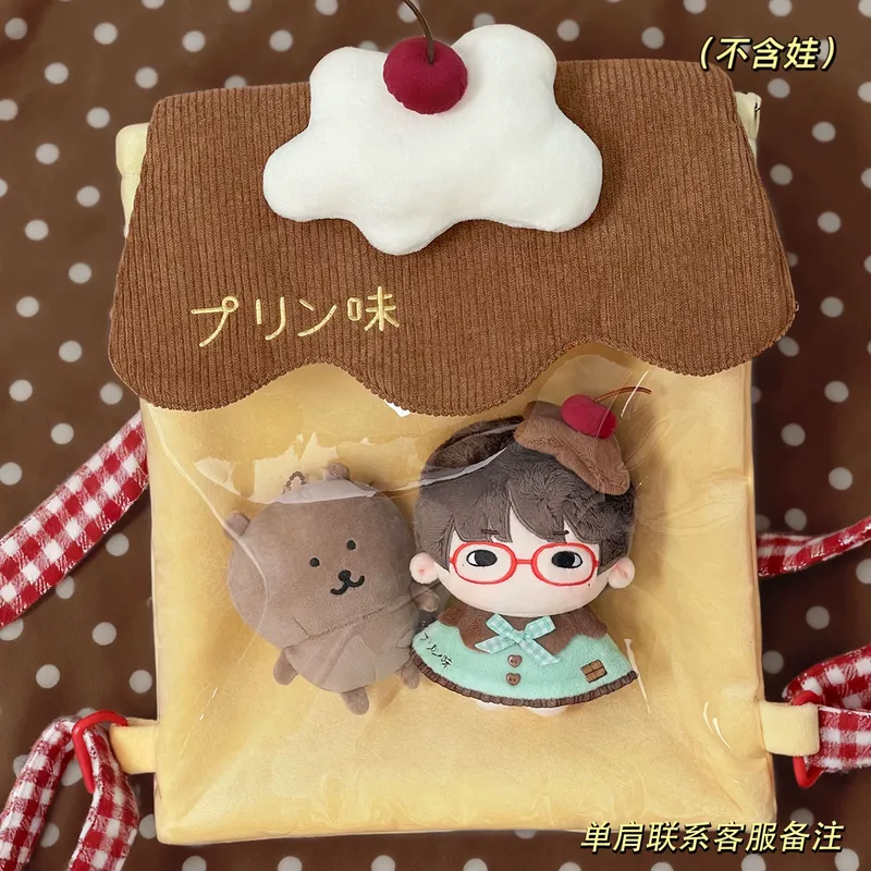 AliExpress 10cm Cotton Doll Clothing Set Caramel Strawberry Honeydew Pudding Series Doll Cloak Clothes Suitable For Various Doll Body Types, view 5