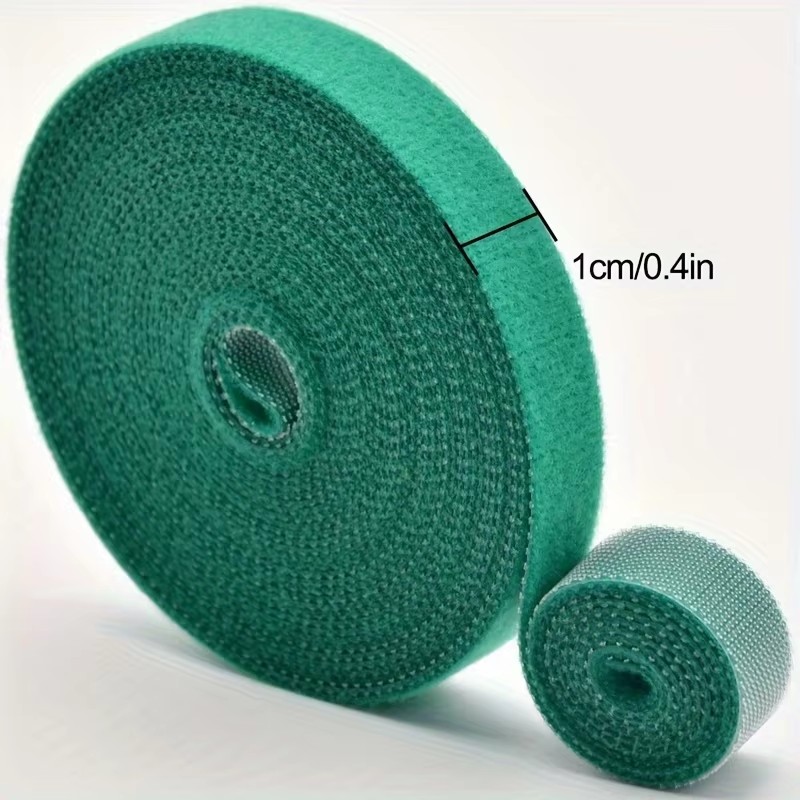 AliExpress 10m Reusable Nylon Plant Ties Green Garden Plant Bandage Cable Ties Self Adhesive Plant Fastener Tape for Plants Garden Home, view 2