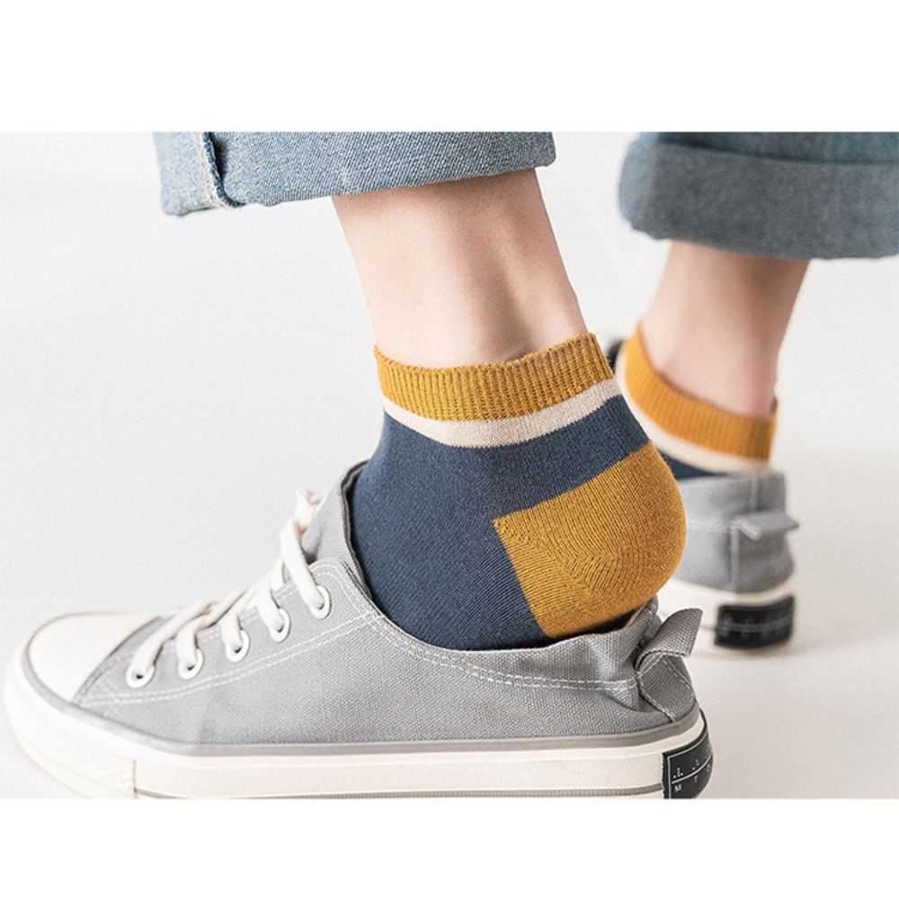 AliExpress 10Pairs Fashion Sports Men Socks Maple Leaf Absorb Sweat Low Cuff Socks Colorful Cotton Socks Women, view 3