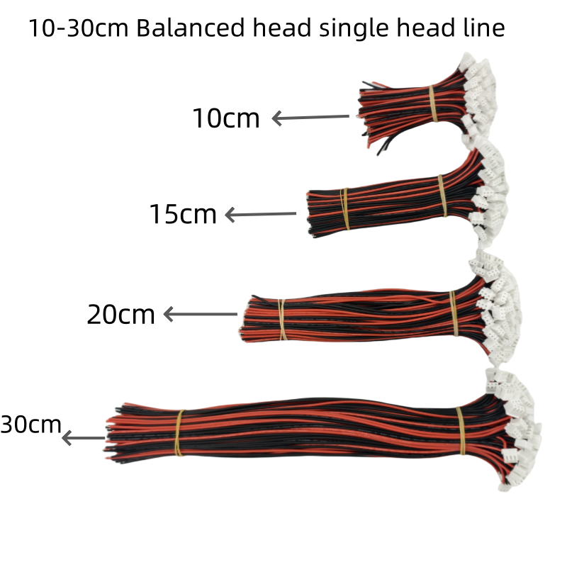 AliExpress 10pc 1S 2S 3S 4S 5S 6S 7S 8S 22AWG Lipo Battery Balance Charger Cable IMAX B6 Connector Plug Wire 10 15 20 30cm Single head wire
