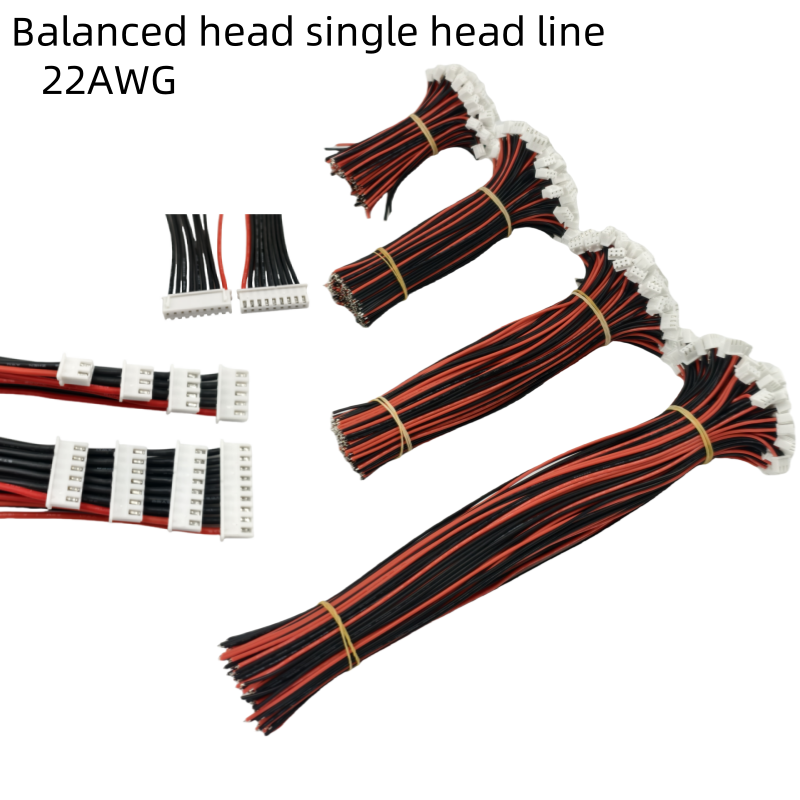 AliExpress 10pc 1S 2S 3S 4S 5S 6S 7S 8S 22AWG Lipo Battery Balance Charger Cable IMAX B6 Connector Plug Wire 10 15 20 30cm Single head wire, view 2
