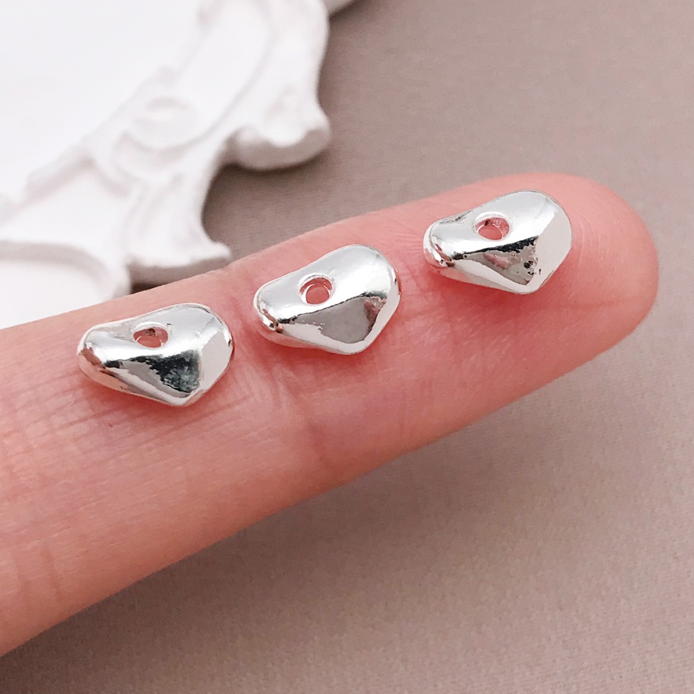 AliExpress 10-Piece Gold-Plated Irregular Spacer Beads, view 3