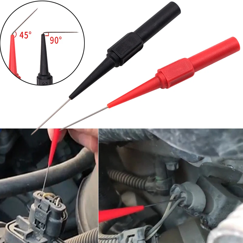 AliExpress 10Pcs 30V Diagnostic Tools Multimeter Test Lead Extention Back Piercing Needle Tip Probes Car Automotive Test Probe Kit 0.7MM, view 3