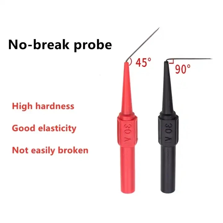 AliExpress 10Pcs 30V Diagnostic Tools Multimeter Test Lead Extention Back Piercing Needle Tip Probes Car Automotive Test Probe Kit 0.7MM, view 6