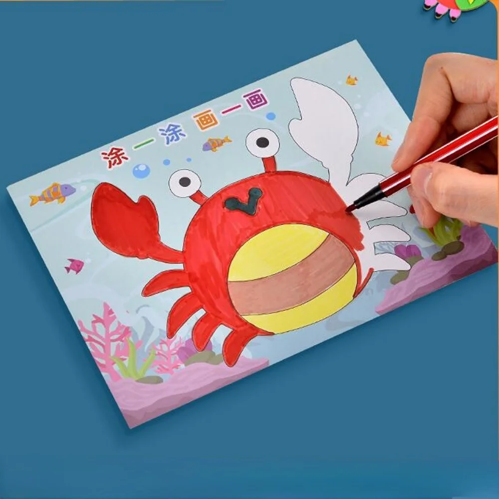 AliExpress 10Pcs 3D EVA Foam Sticker Puzzle Game DIY Cartoon Animal Craft Toys Kids Drawing Toy Learning Education Toys for Children Gifts, view 4