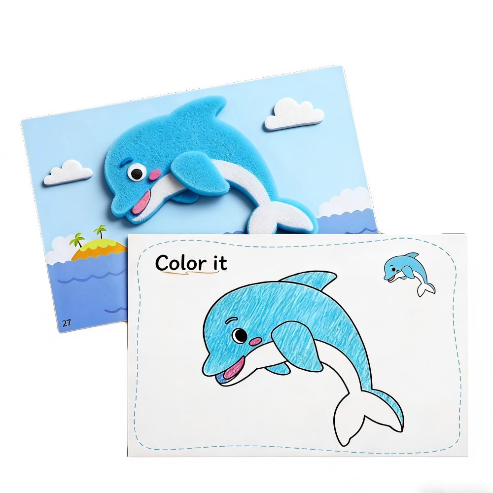 AliExpress 10Pcs 3D EVA Foam Sticker Set DIY Cartoon Animal Learning Education Painting Sticker Art Classroom Painting Puzzle Handicra, view 3