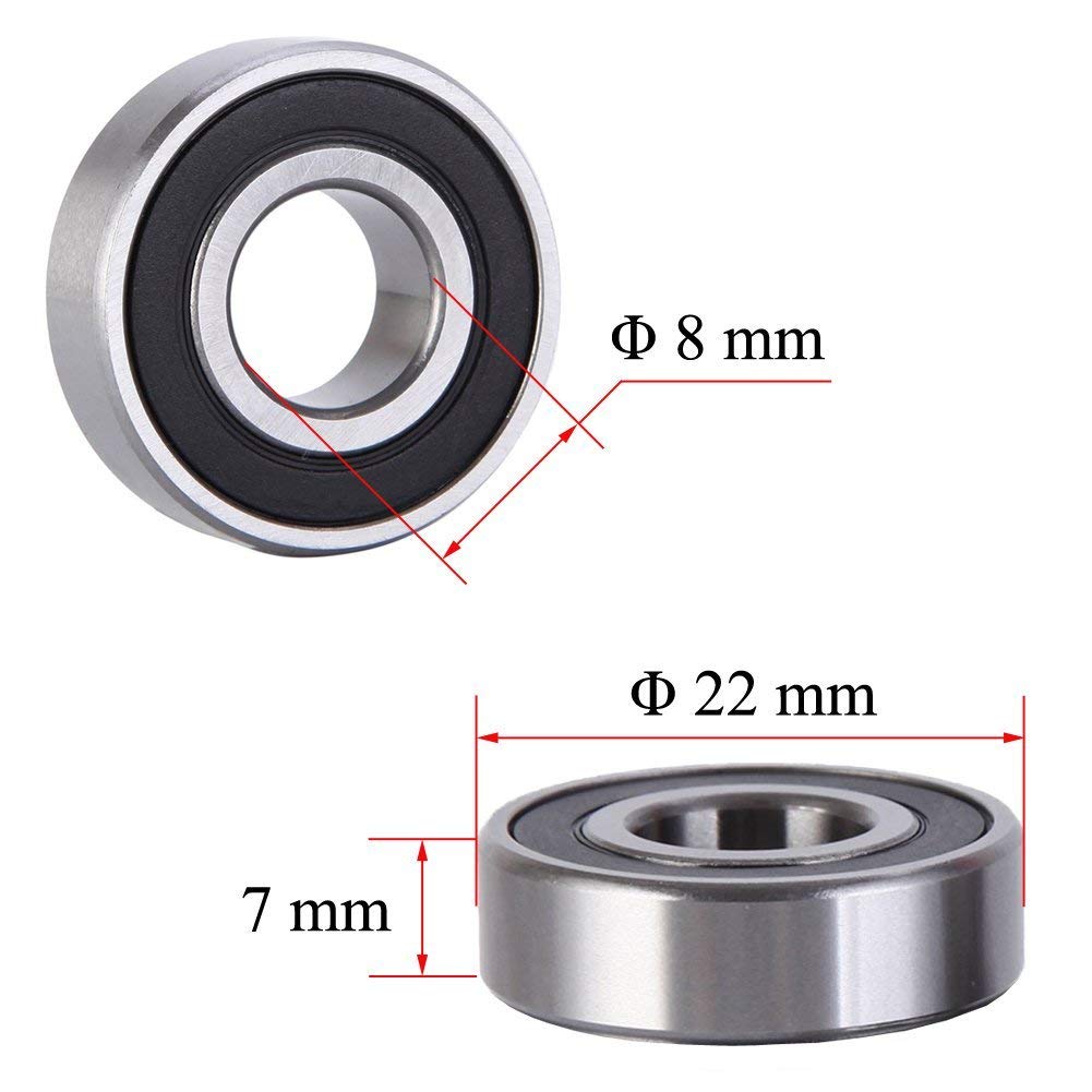 AliExpress 608ZZ Miniature Ball Bearings (10-Pack), view 2