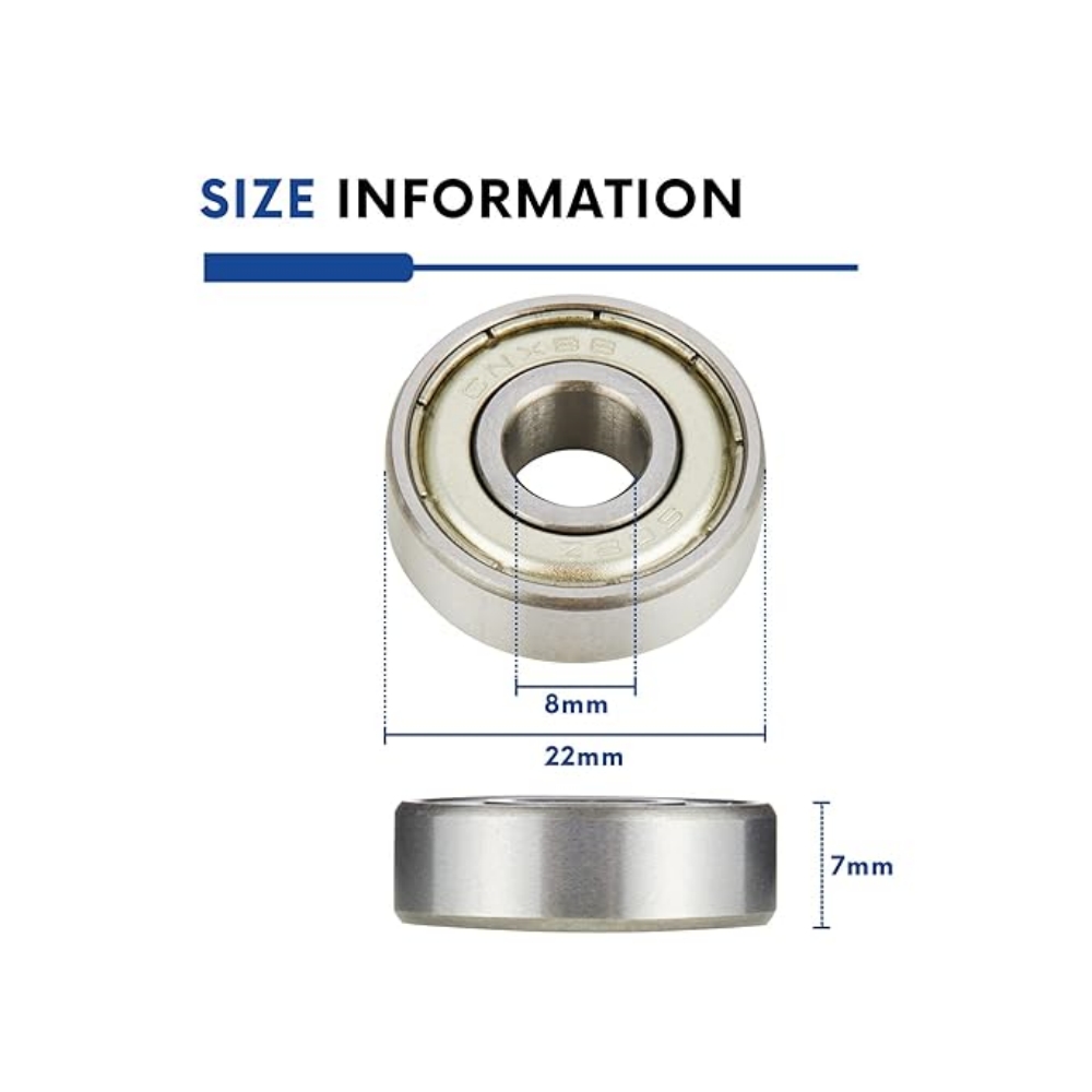 AliExpress 608ZZ Miniature Ball Bearings (10-Pack), view 3