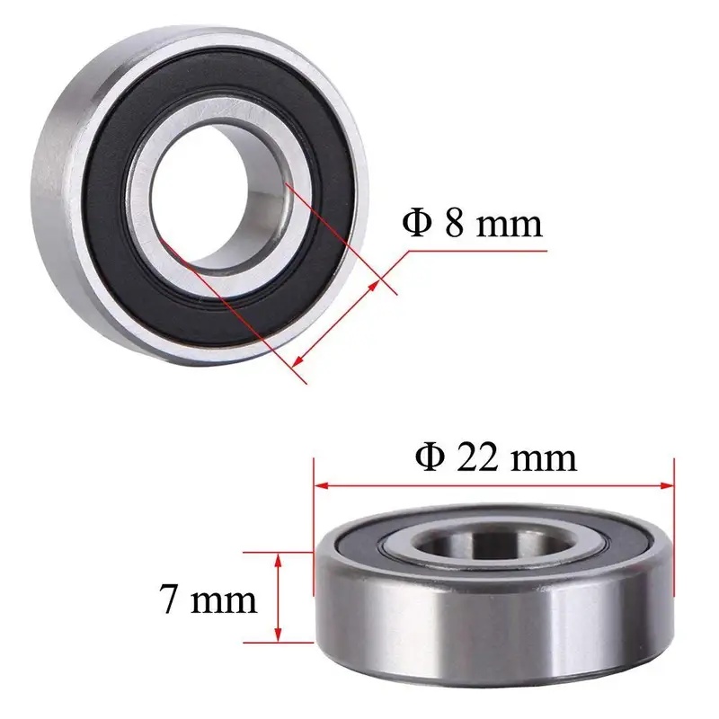 AliExpress 608ZZ Deep Groove Ball Bearings (10-Pack), view 2