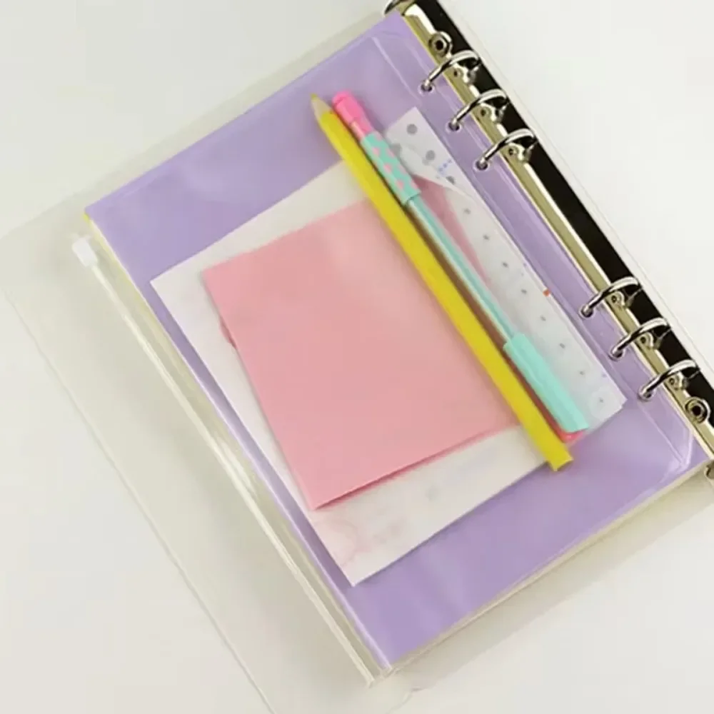 AliExpress 10-Piece Waterproof PVC Zipper Binder Pockets, view 6