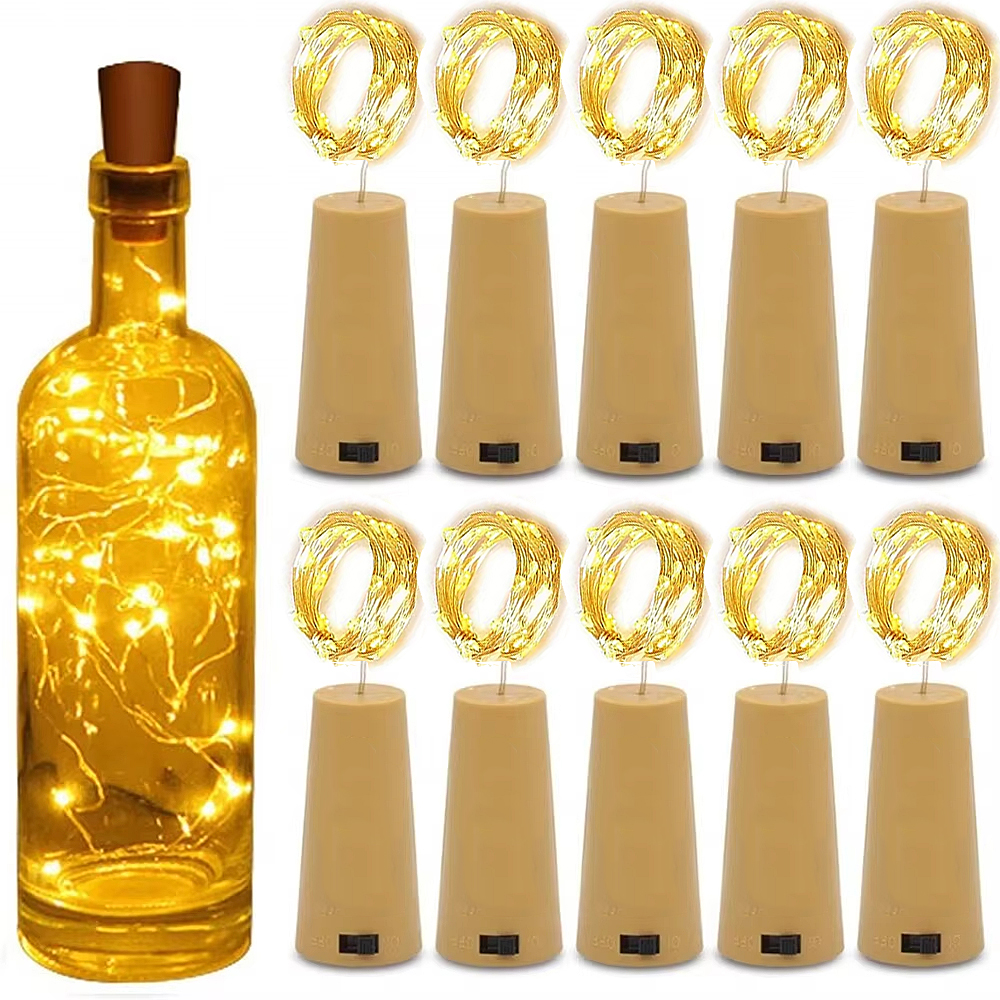 AliExpress 10-Piece LED Wine Bottle Cork Lights