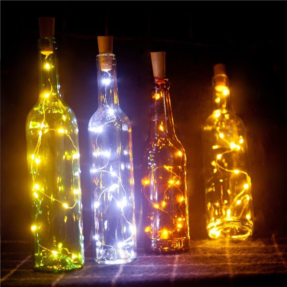 AliExpress 10-Piece LED Wine Bottle Cork Lights, view 2