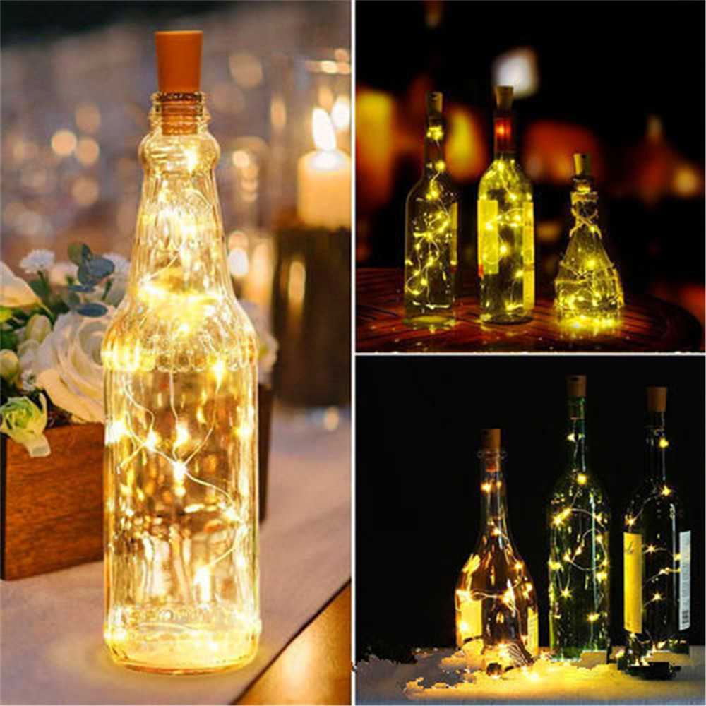 AliExpress 10-Piece LED Wine Bottle Cork Lights, view 3