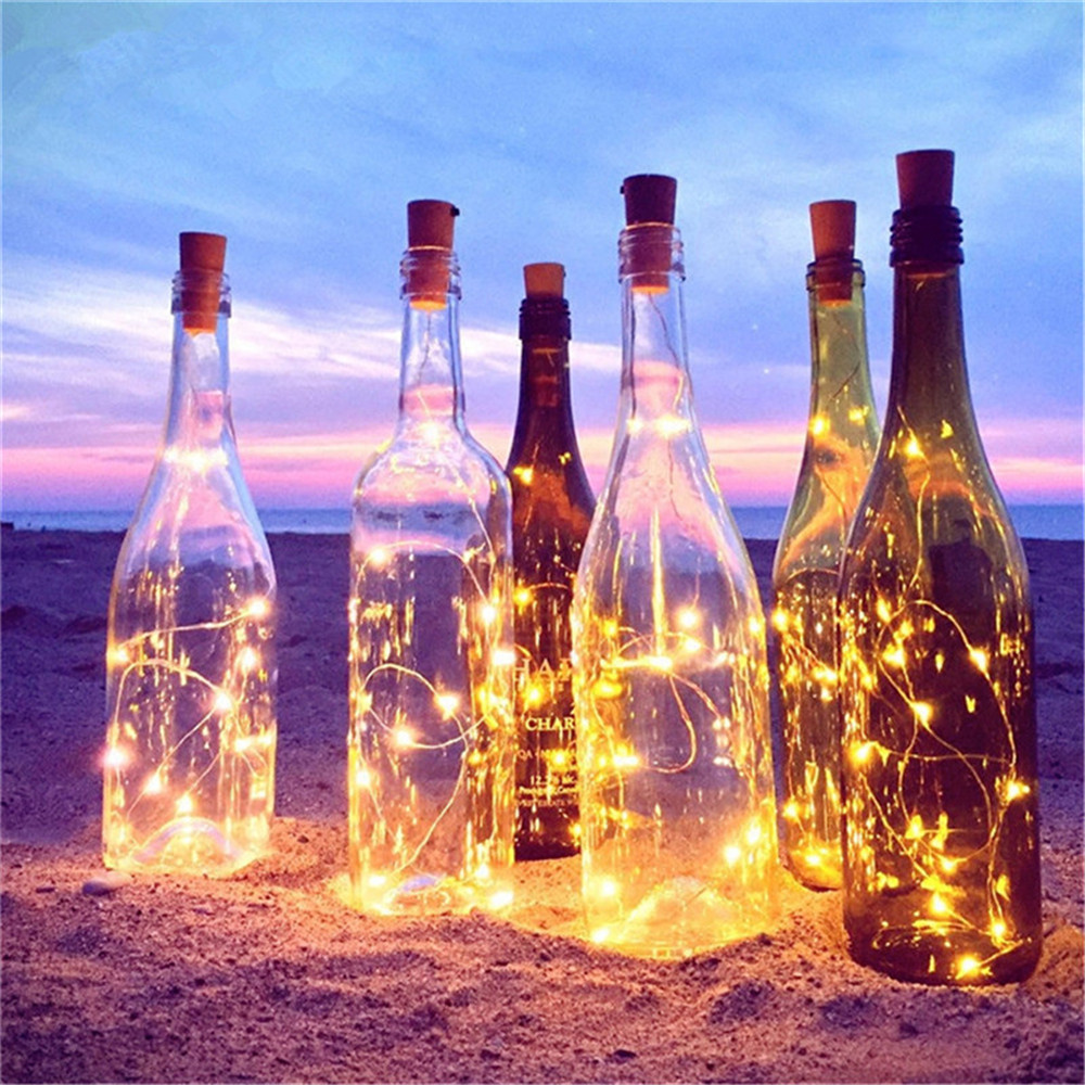 AliExpress 10-Piece LED Wine Bottle Cork Lights, view 6