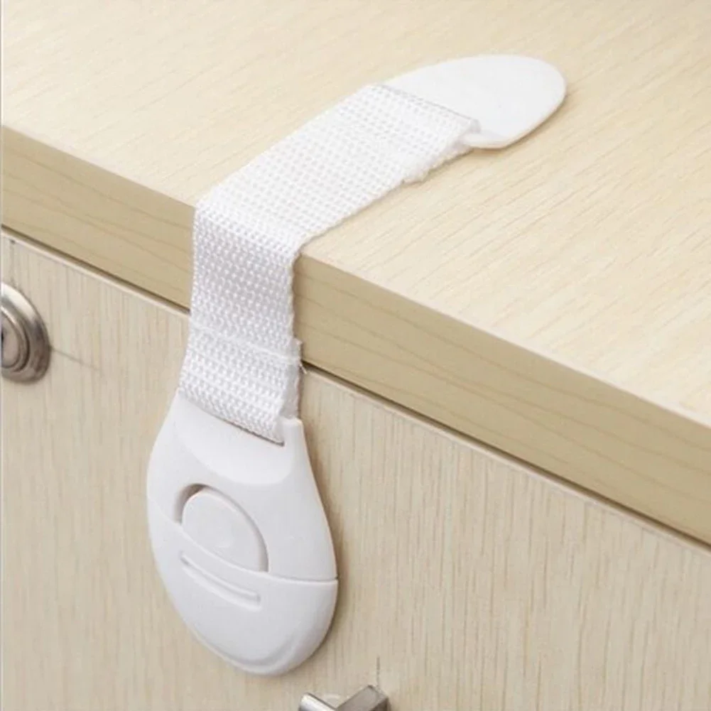 AliExpress 10pcs Child Safety Cabinet Lock Baby Proof Security Protector Drawer Door Cabinet Lock Plastic Protection Kids Safety Door Lock, view 2