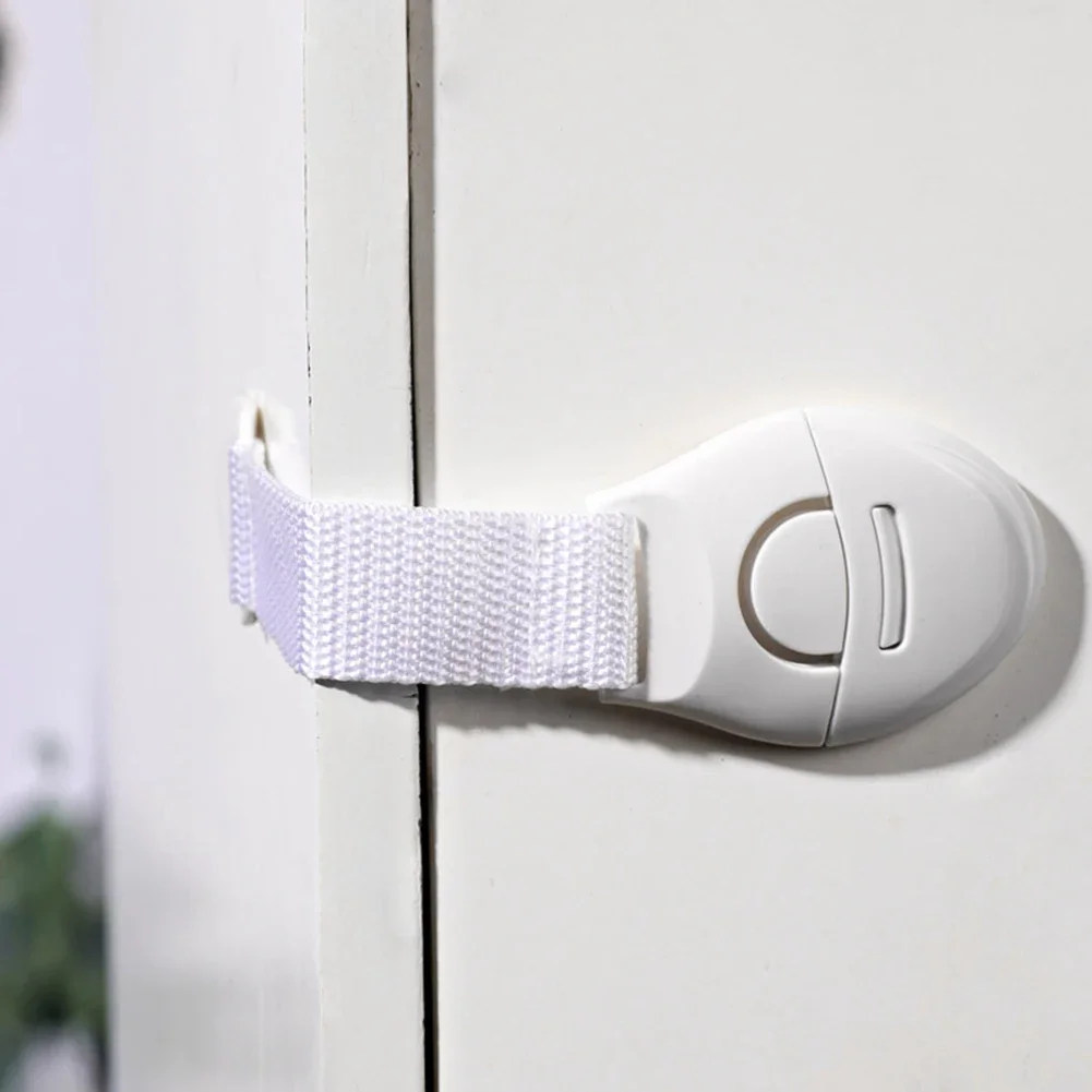 AliExpress 10pcs Child Safety Cabinet Lock Baby Proof Security Protector Drawer Door Cabinet Lock Plastic Protection Kids Safety Door Lock, view 3