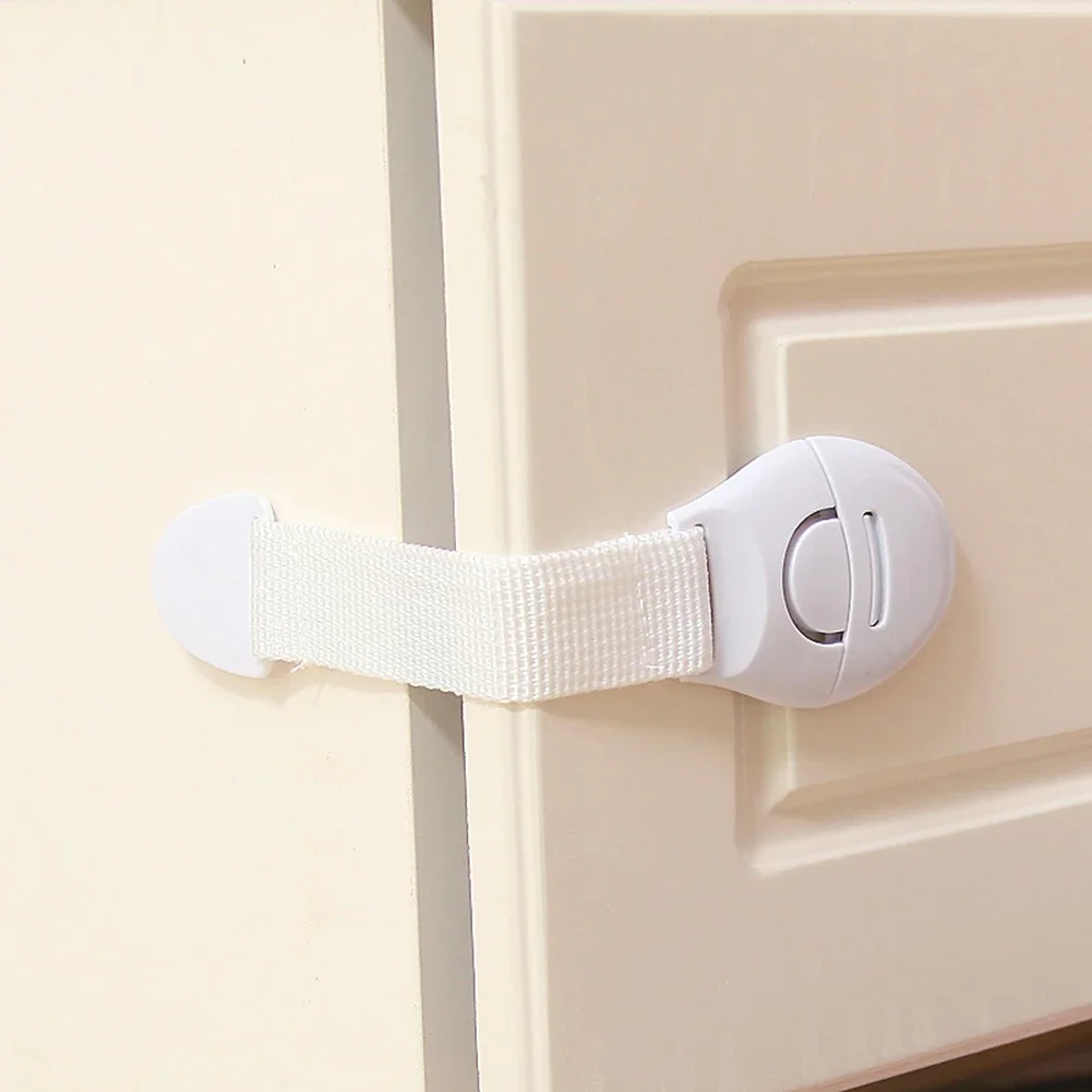 AliExpress 10pcs Child Safety Cabinet Lock Baby Proof Security Protector Drawer Door Cabinet Lock Plastic Protection Kids Safety Door Lock, view 5