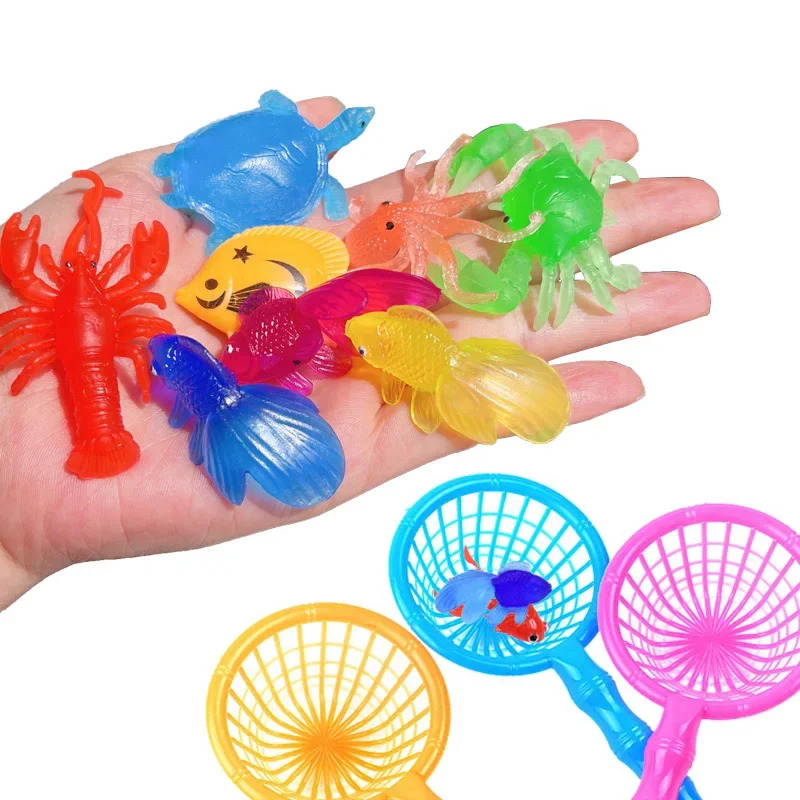 AliExpress 10Pcs Cute Rubber Goldfish Bath Toys - Floating Baby Bath Time Pool Play for Toddlers, Kawaii Bathing Shower Gifts
