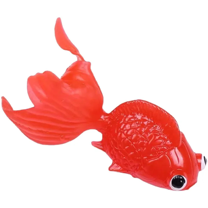 AliExpress 10Pcs Cute Rubber Goldfish Bath Toys - Floating Baby Bath Time Pool Play for Toddlers, Kawaii Bathing Shower Gifts, view 3