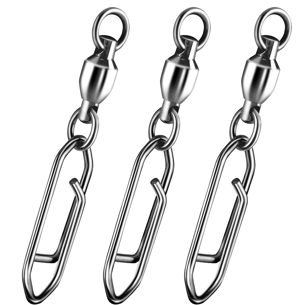 AliExpress 10-Piece Fishing Bearing Swivel Connectors (0#-5#)