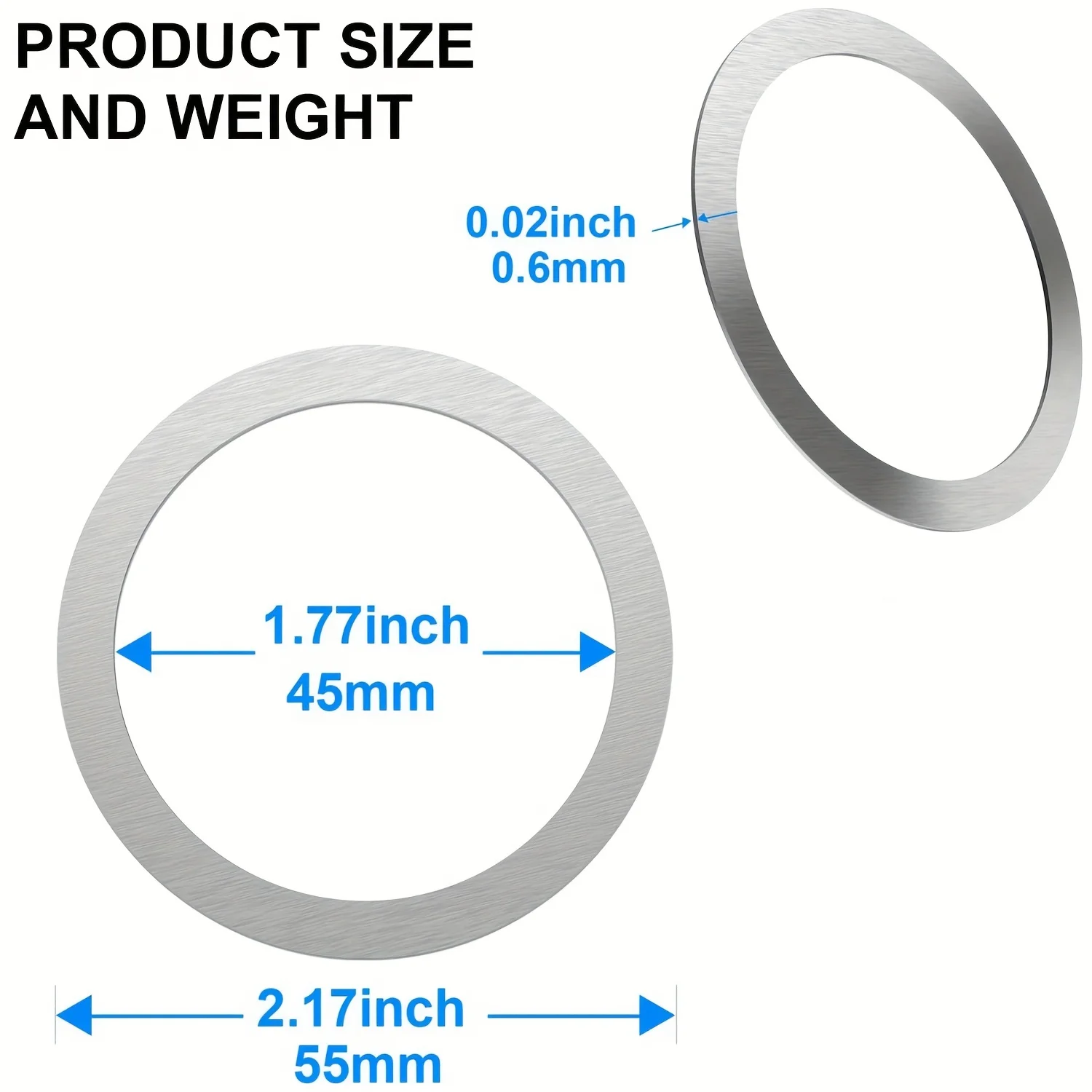 AliExpress Magnetic Metal Plate Ring Stickers (10-Pack), view 3
