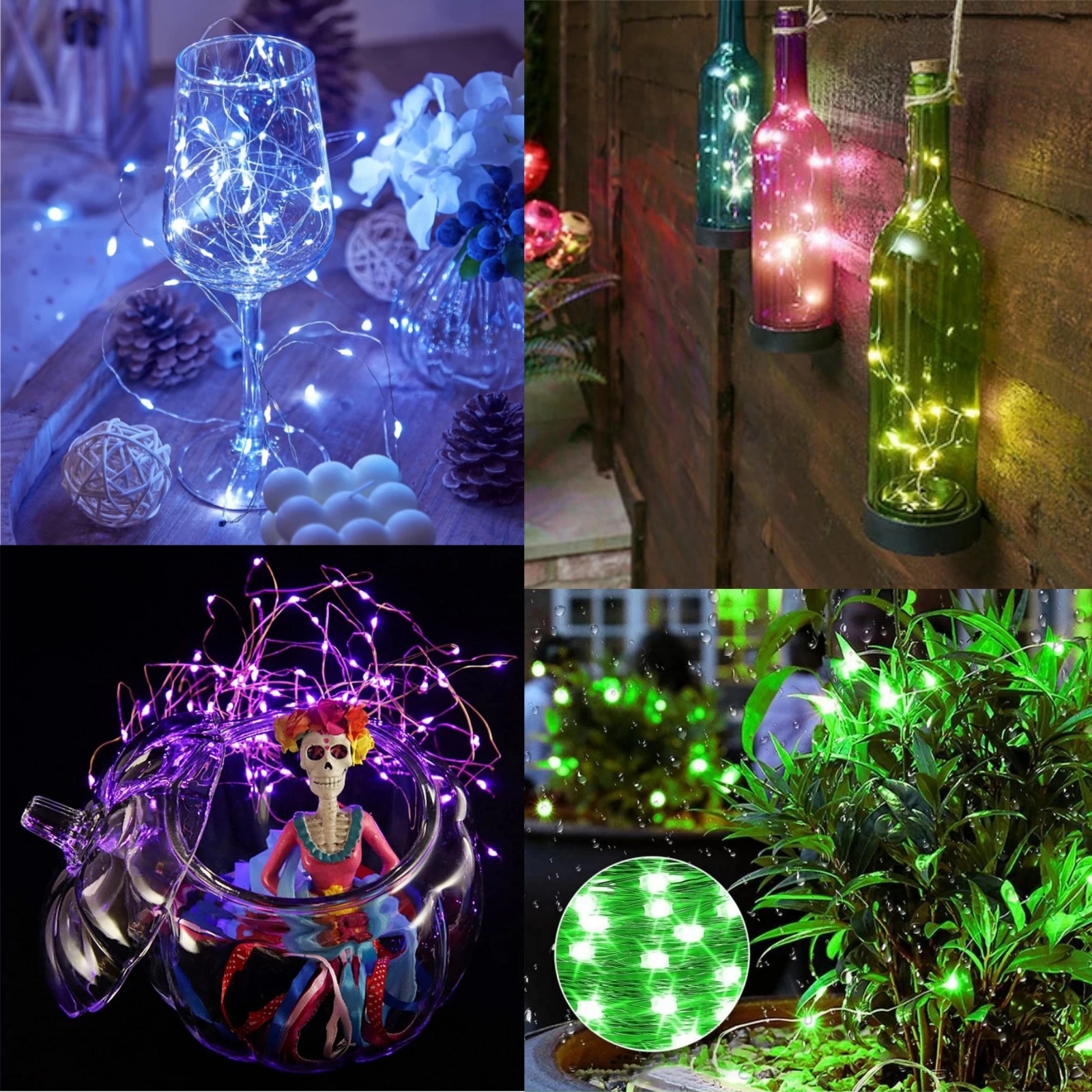 AliExpress 10-Piece Battery-Powered LED Fairy String Lights, view 5