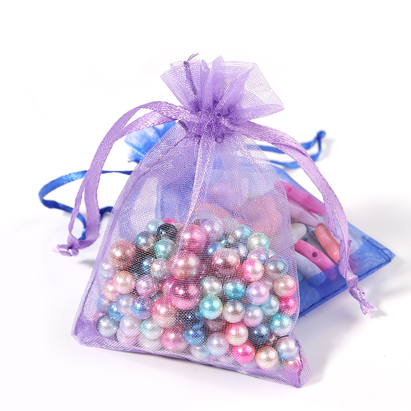 AliExpress 10-Piece Drawstring Organza Jewelry Gift Bags, view 2