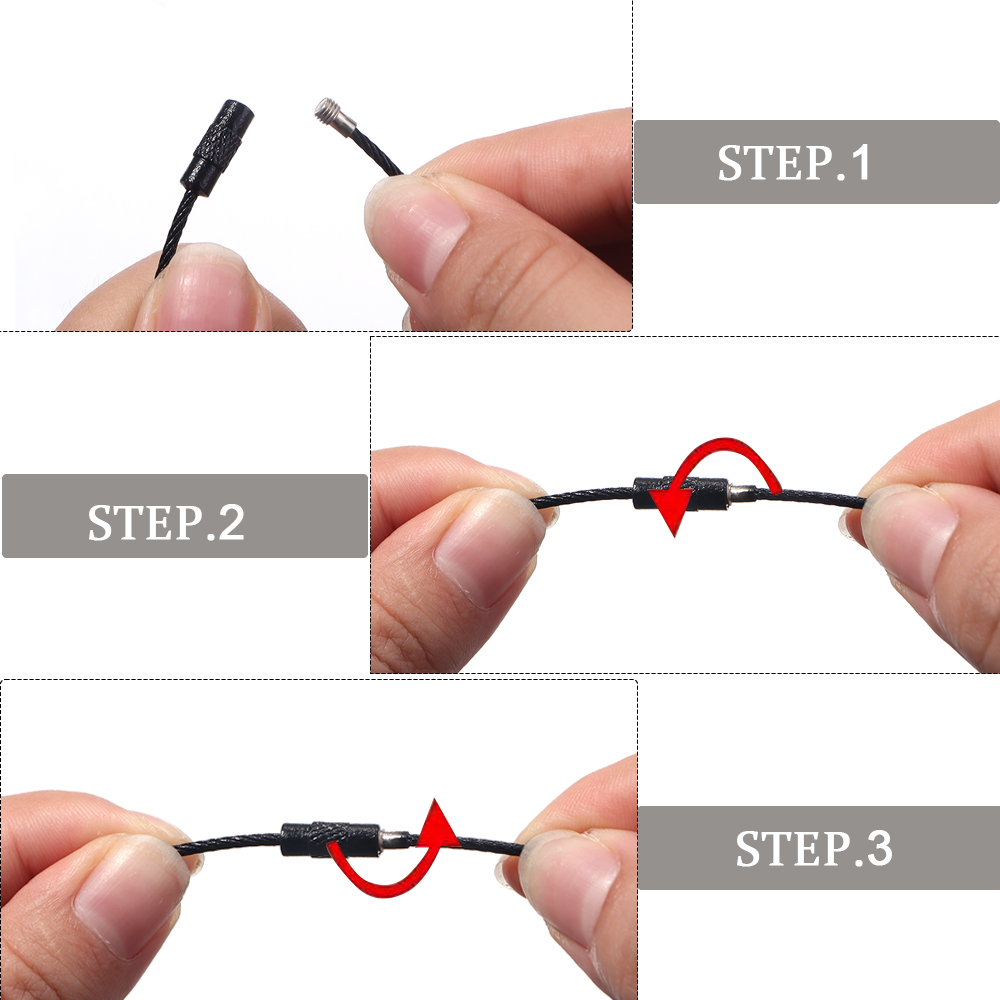 AliExpress 10-Piece Stainless Steel Wire Loop Keychains, view 3