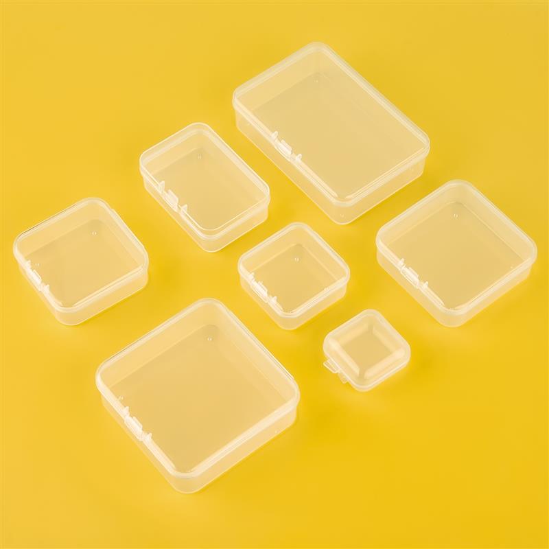 AliExpress 10-Piece Translucent Plastic Storage Boxes, view 2