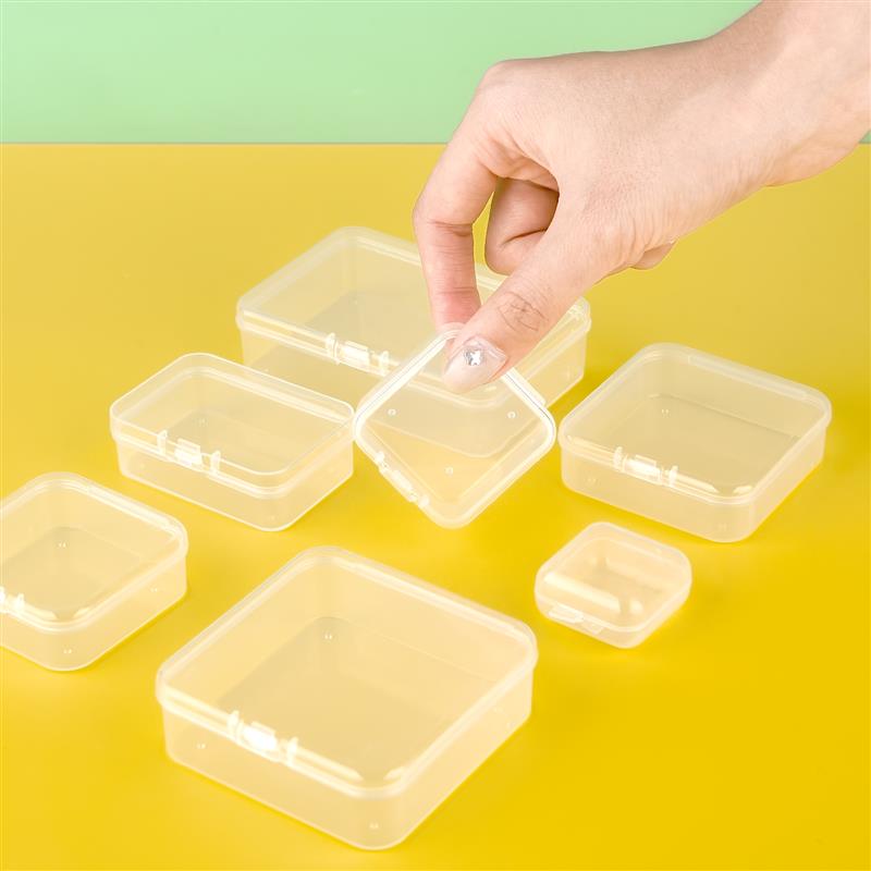 AliExpress 10-Piece Translucent Plastic Storage Boxes, view 3