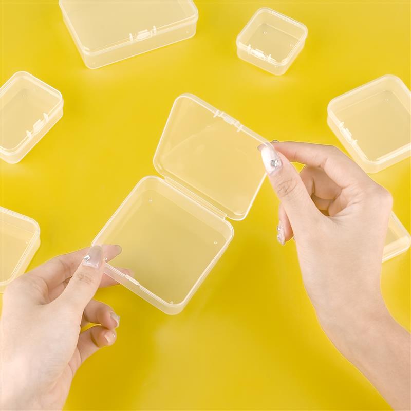 AliExpress 10-Piece Translucent Plastic Storage Boxes, view 4