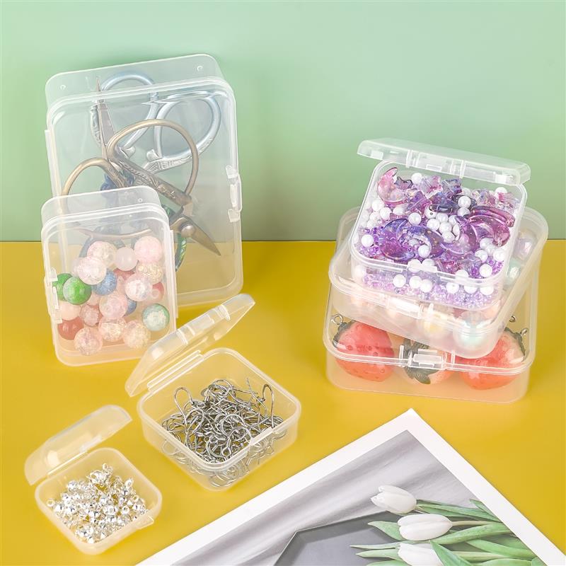 AliExpress 10-Piece Translucent Plastic Storage Boxes, view 5