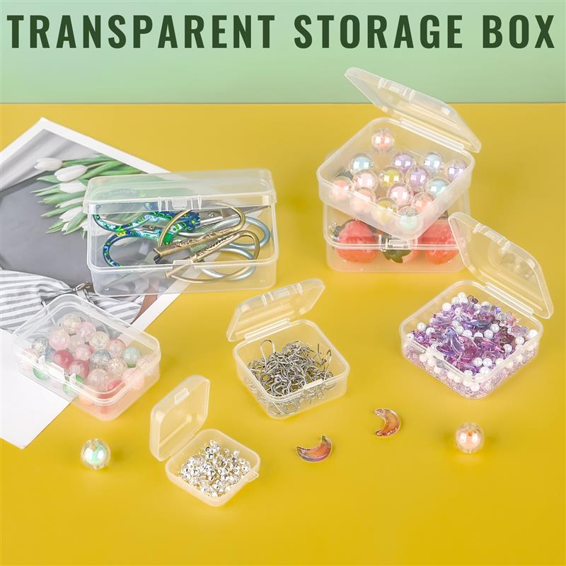 AliExpress 10-Piece Translucent Plastic Storage Boxes, view 6