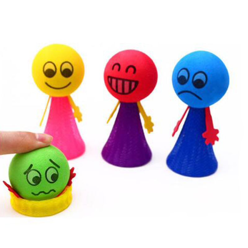 AliExpress 10Pcs Plastic Doll Funny Toys Random Multicolor Campus Rewards Creative Gift Jump Bounce Elf Party Birthday Fly Man