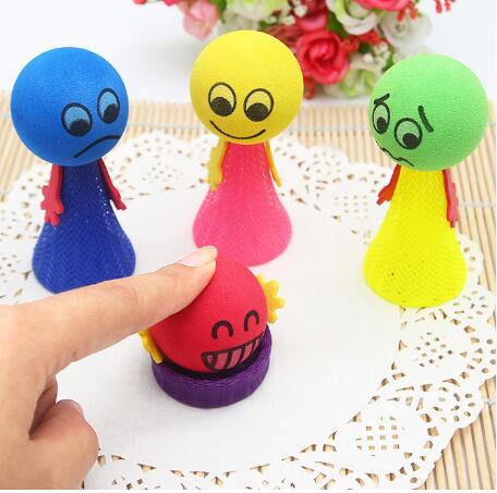AliExpress 10Pcs Plastic Doll Funny Toys Random Multicolor Campus Rewards Creative Gift Jump Bounce Elf Party Birthday Fly Man, view 2