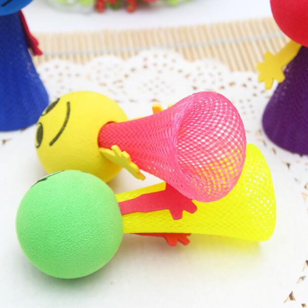 AliExpress 10Pcs Plastic Doll Funny Toys Random Multicolor Campus Rewards Creative Gift Jump Bounce Elf Party Birthday Fly Man, view 5