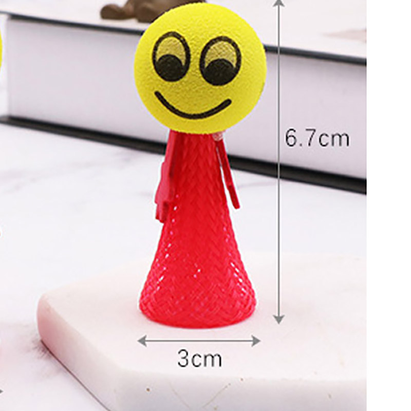 AliExpress 10Pcs Plastic Doll Funny Toys Random Multicolor Campus Rewards Creative Gift Jump Bounce Elf Party Birthday Fly Man, view 6
