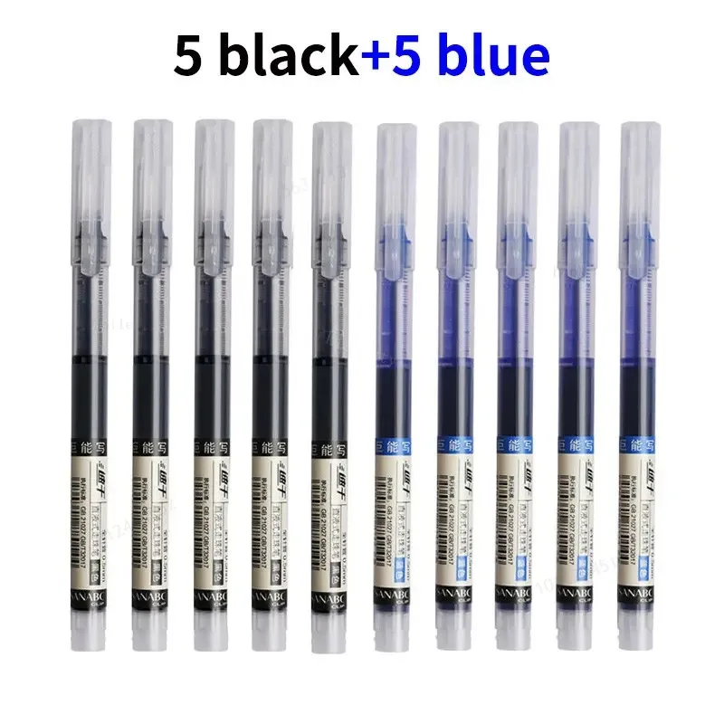 AliExpress Needle-Tip Gel Pens (10-Piece Set)