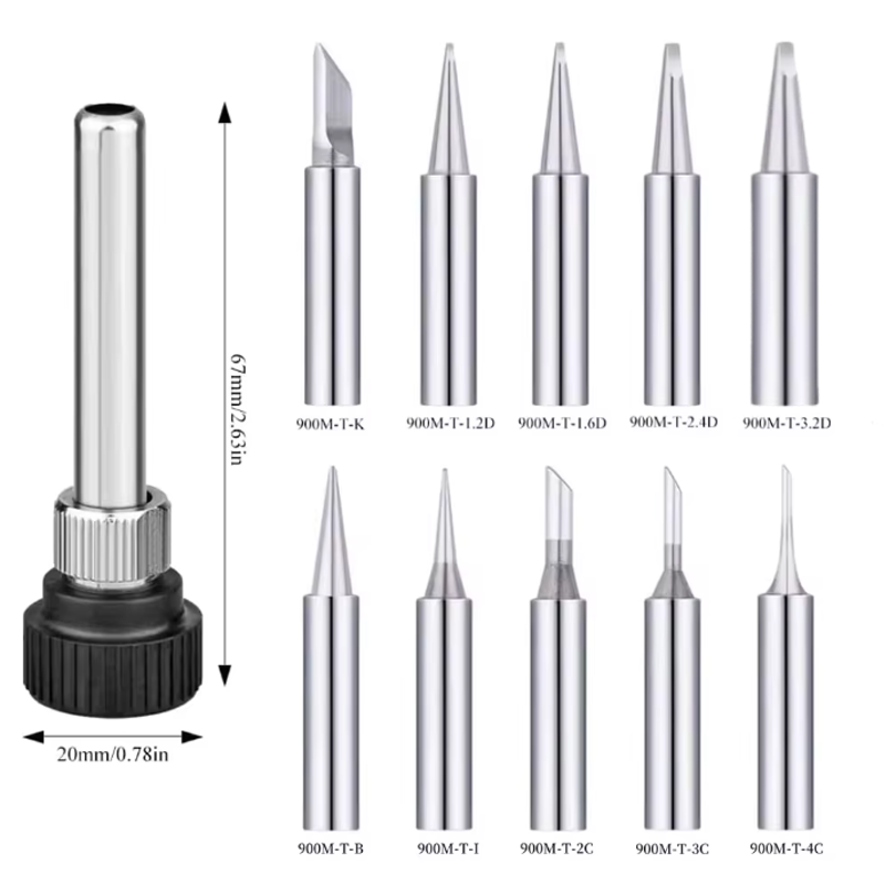 AliExpress 900M Lead-Free Soldering Iron Tips (10-Pack), view 3
