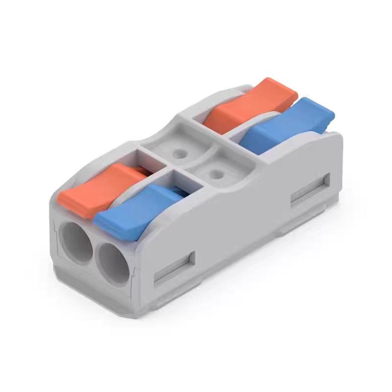 AliExpress 10Pcs Wire Conductor Connector Mini Lever‑Nut 2‑In‑2‑Out Fast Lighting Wire Cable Connector Terminal Block, view 3