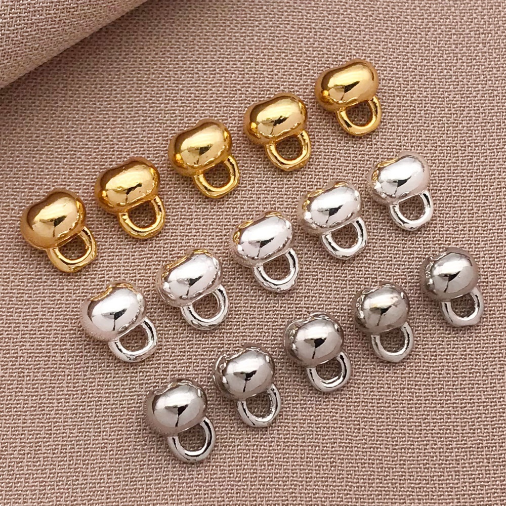 AliExpress 10-Piece Smooth Buckle Connectors for DIY Jewelry, view 2